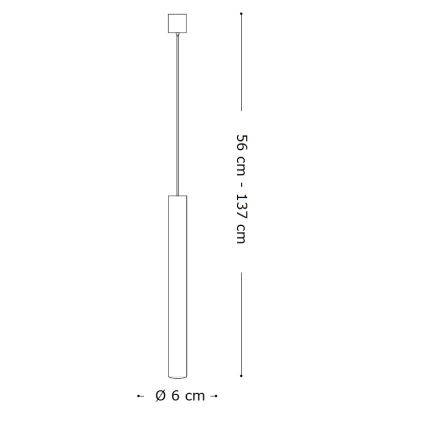 Ideal Lux - LED pendel 1xGU10/7W/230V CRI 90
