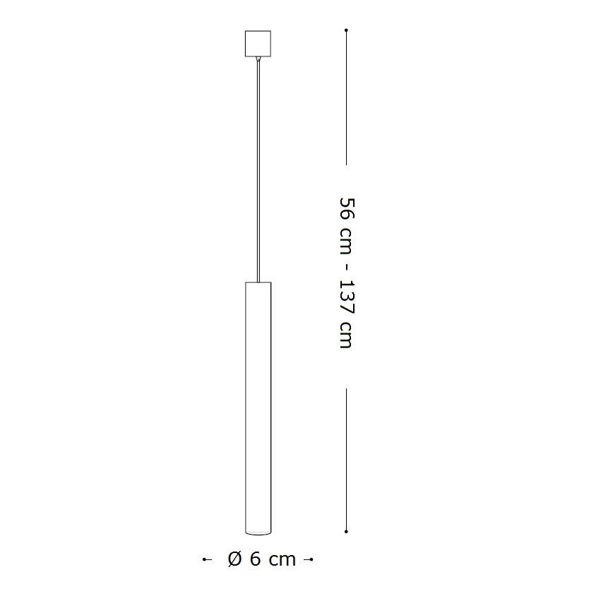 Ideal Lux - LED pendel 1xGU10/7W/230V CRI 90