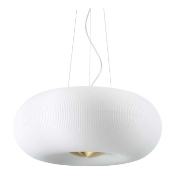Ideal Lux - LED pendel ARIZONA 5xGX53/9W/230V diameter 52 cm hvid