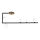 Ideal Lux - LED pendel BIRDS 5xG9/3W/230V sort/guldfarvet