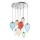 Ideal Lux - LED pendel CLOWN 8xG9/3W/230V diameter 50 cm farverig