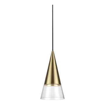 Ideal Lux - LED pendel CONO 1xGU10/7W/230V diameter 15 cm CRI 90 messing