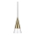 Ideal Lux - LED pendel CONO 1xGU10/7W/230V diameter 15 cm CRI 90 messing