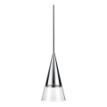 Ideal Lux - LED pendel CONO 1xGU10/7W/230V diameter 15 cm CRI 90 skinnende krom