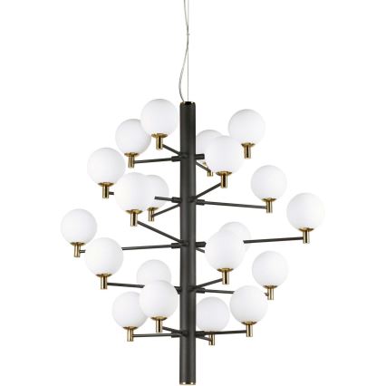 Ideal Lux - LED pendel COPERNICO 20xG9/3W/230V diameter 86 cm sort