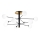 Ideal Lux - LED pendel COSMOPOLITAN 10xG9/3W/230V diameter 124 cm sort