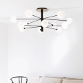 Ideal Lux - LED pendel COSMOPOLITAN 12xG9/3W/230V diameter 145 cm sort
