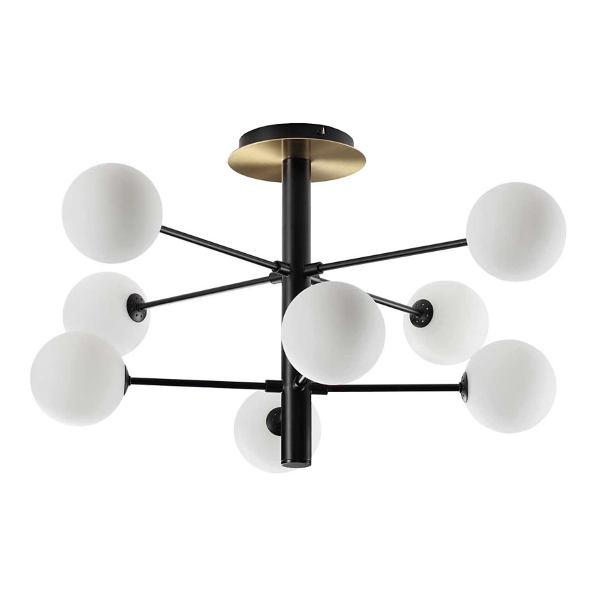 Ideal Lux - LED pendel COSMOPOLITAN 8xG9/3W/230V diameter 64 cm sort