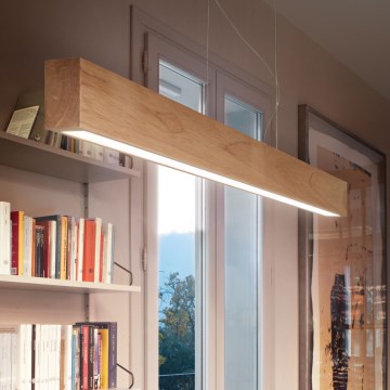 Ideal Lux - LED pendel CRAFT LED/32W/230V CRI 90 bøg