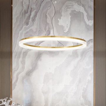 Ideal Lux - LED pendel CROWN LED/30W/230V 3000K diameter 60 cm CRI 90 messing