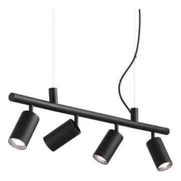Ideal Lux - LED pendel DYNAMITE 4xGU10/7W/230V CRI 90 sort