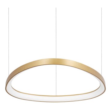 Ideal Lux - LED pendel dæmpbar GEMINI LED/48W/230V diameter 61 cm CRI 90 guldfarvet