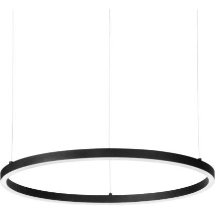 Ideal Lux - LED pendel dæmpbar ORACLE SLIM LED/28W/230V 4000K diameter 50 cm CRI 90 sort