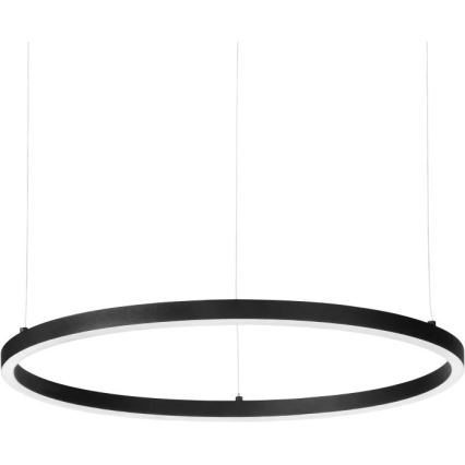 Ideal Lux - LED pendel dæmpbar ORACLE SLIM LED/40W/230V 4000K diameter 70 cm CRI 90 sort