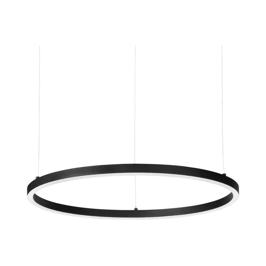 Ideal Lux - LED pendel dæmpbar ORACLE SLIM LED/40W/230V 4000K diameter 70 cm CRI 90 sort