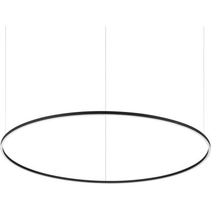 Ideal Lux - LED pendel dæmpbar ORACLE SLIM LED/83W/230V 4000K diameter 150 cm CRI 90 sort