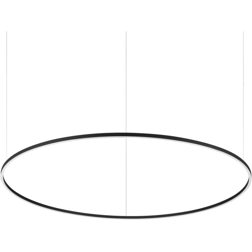 Ideal Lux - LED pendel dæmpbar ORACLE SLIM LED/83W/230V 4000K diameter 150 cm CRI 90 sort