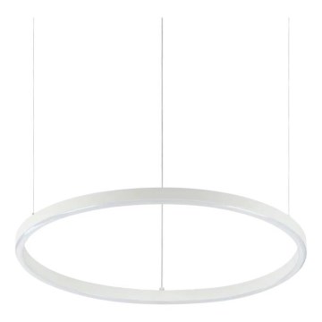 Ideal Lux - LED pendel dæmpbar ORACLE SLIM LED/28W/230V 4000K diameter 50 cm CRI 90 hvid