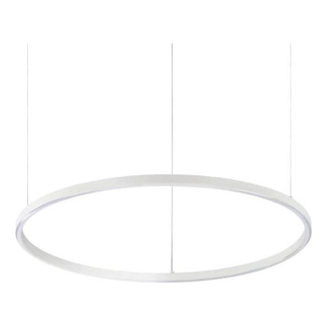 Ideal Lux - LED pendel dæmpbar ORACLE SLIM LED/39W/230V 3000K diameter 70 cm hvid