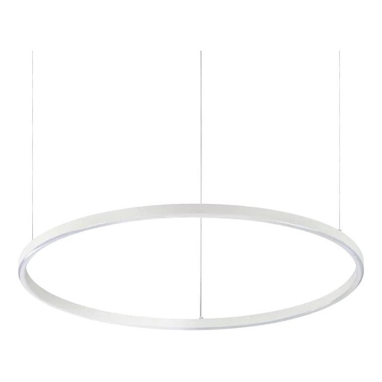 Ideal Lux - LED pendel dæmpbar ORACLE SLIM LED/39W/230V 3000K diameter 70 cm hvid