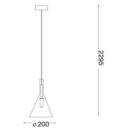 Ideal Lux - LED pendel EMPIRE 1xG9/3W/230V
