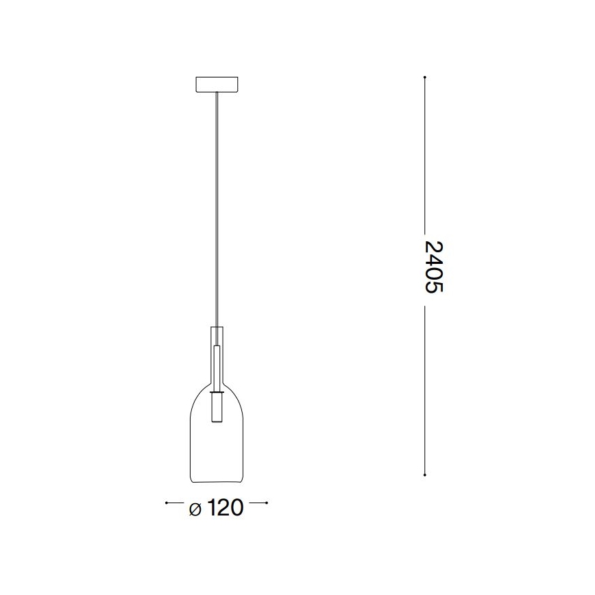 Ideal Lux - LED pendel EMPIRE 1xG9/3W/230V