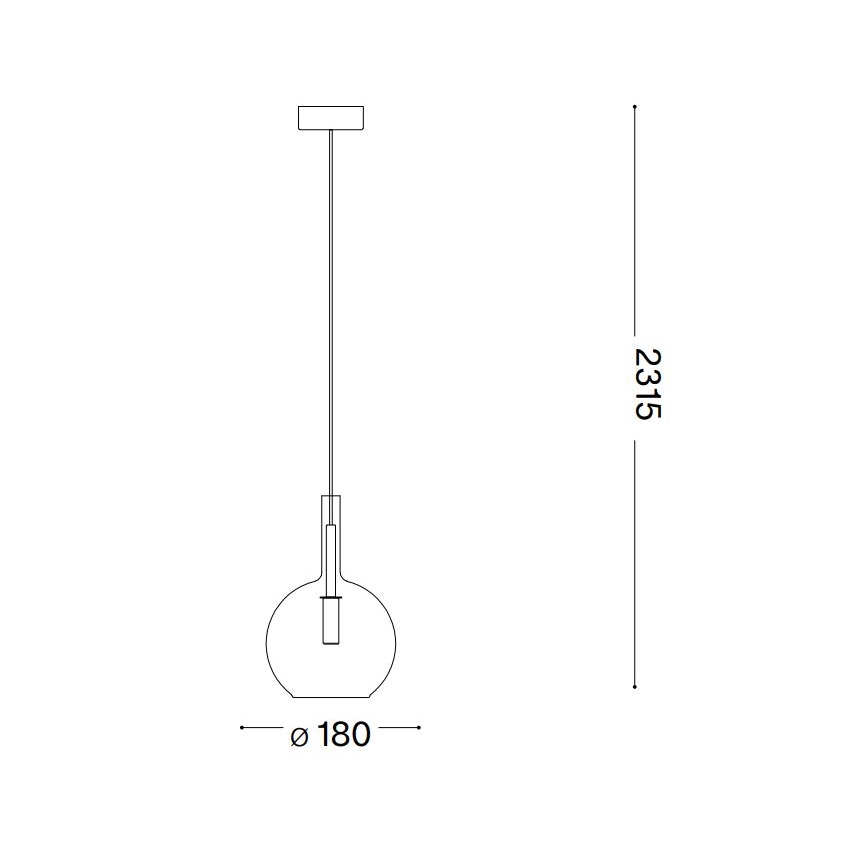 Ideal Lux - LED pendel EMPIRE 1xG9/3W/230V
