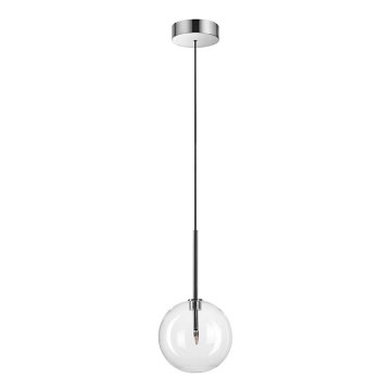Ideal Lux - LED pendel EQUINOXE 1xG4/2W/230V diameter 15 cm skinnende krom/transparent