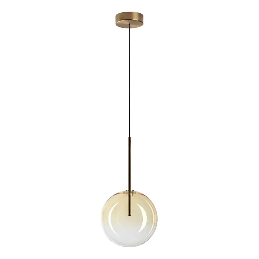 Ideal Lux - LED pendel EQUINOXE 1xG4/2W/230V diameter 20 cm messing/røget