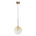 Ideal Lux - LED pendel EQUINOXE 1xG4/2W/230V diameter 20 cm messing/røget