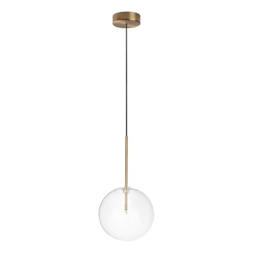 Ideal Lux - LED pendel EQUINOXE 1xG4/2W/230V diameter 20 cm messing/transparent