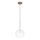 Ideal Lux - LED pendel EQUINOXE 1xG4/2W/230V diameter 20 cm messing/transparent