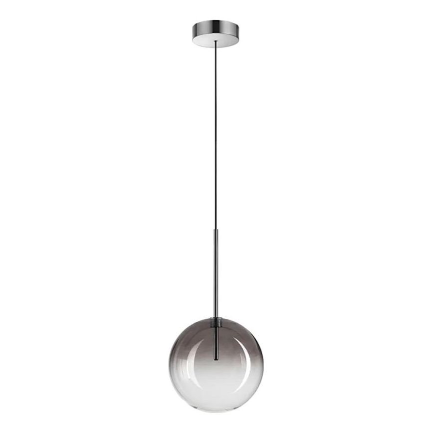 Ideal Lux - LED pendel EQUINOXE 1xG4/2W/230V diameter 20 cm skinnende krom/røget
