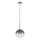 Ideal Lux - LED pendel EQUINOXE 1xG4/2W/230V diameter 20 cm skinnende krom/røget