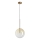 Ideal Lux - LED pendel EQUINOXE 1xG4/2W/230V diameter 25 cm messing/røget