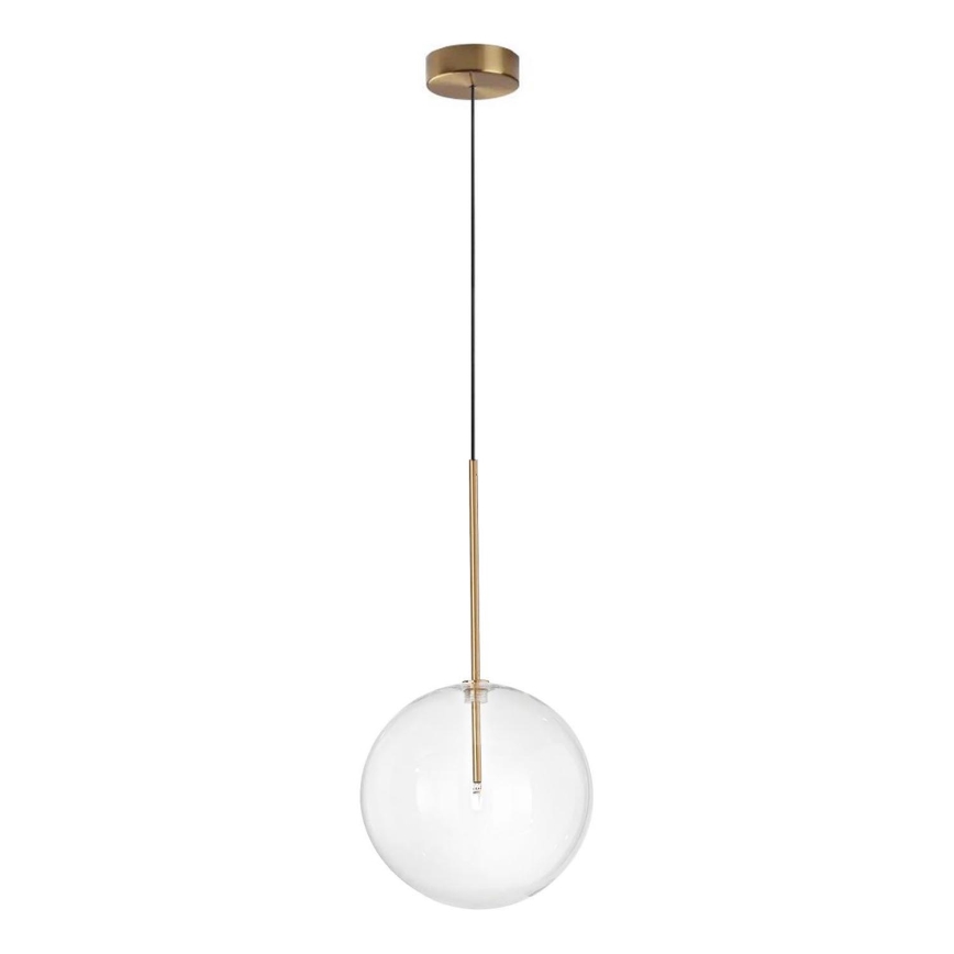 Ideal Lux - LED pendel EQUINOXE 1xG4/2W/230V diameter 25 cm messing/transparent