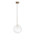 Ideal Lux - LED pendel EQUINOXE 1xG4/2W/230V diameter 25 cm messing/transparent