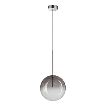 Ideal Lux - LED pendel EQUINOXE 1xG4/2W/230V diameter 25 cm skinnende krom/røget