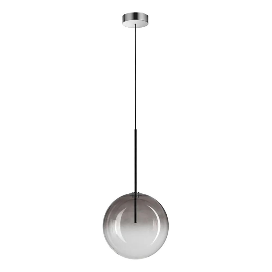 Ideal Lux - LED pendel EQUINOXE 1xG4/2W/230V diameter 25 cm skinnende krom/røget