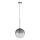 Ideal Lux - LED pendel EQUINOXE 1xG4/2W/230V diameter 25 cm skinnende krom/røget