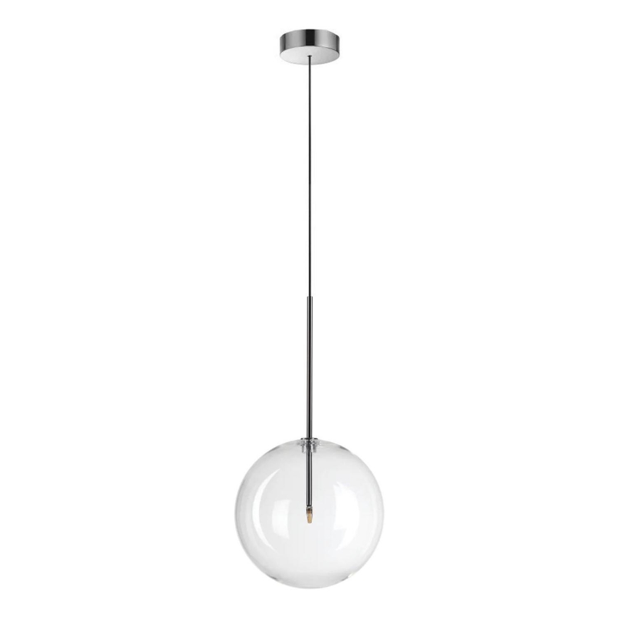 Ideal Lux - LED pendel EQUINOXE 1xG4/2W/230V diameter 25 cm skinnende krom/transparent