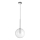 Ideal Lux - LED pendel EQUINOXE 1xG4/2W/230V diameter 25 cm skinnende krom/transparent