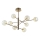 Ideal Lux - LED pendel EQUINOXE 8xG4/2W/230V diameter 128 cm messing/røget