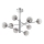 Ideal Lux - LED pendel EQUINOXE 8xG4/2W/230V diameter 128 cm skinnende krom/røget