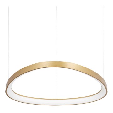Ideal Lux - LED pendel GEMINI LED/48W/230V diameter 61 cm CRI 90 guldfarvet