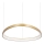 Ideal Lux - LED pendel GEMINI LED/48W/230V diameter 61 cm CRI 90 guldfarvet