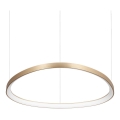 Ideal Lux - LED pendel GEMINI LED/59W/230V diameter 81 cm CRI 90 guldfarvet