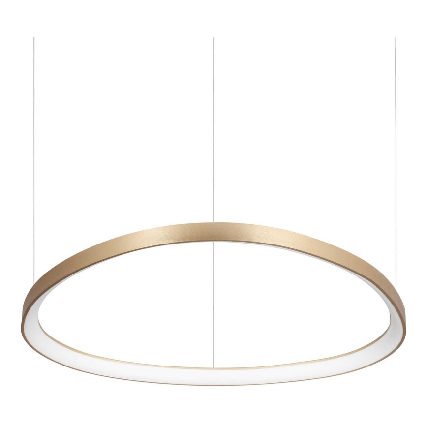 Ideal Lux - LED pendel GEMINI LED/59W/230V diameter 81 cm CRI 90 guldfarvet
