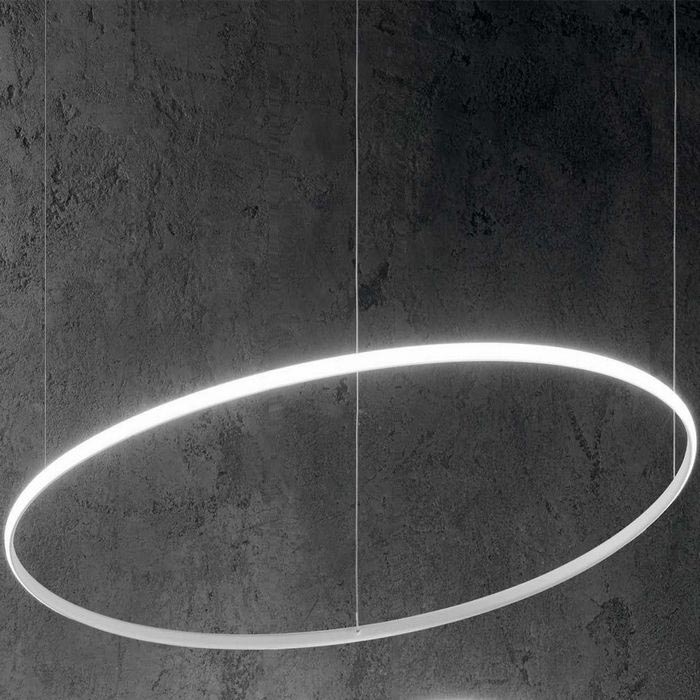 Ideal Lux - LED pendel HULAHOOP LED/46W/230V 3000K diameter 100 cm CRI 90 hvid