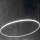 Ideal Lux - LED pendel HULAHOOP LED/46W/230V 3000K diameter 100 cm CRI 90 hvid
